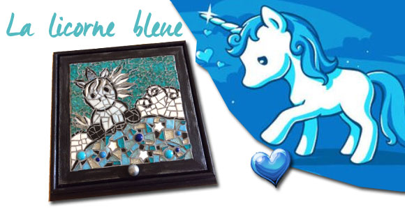 Le coffret licorne bleue