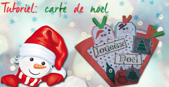 Fabriquer une carte de noël avec un filtre à café