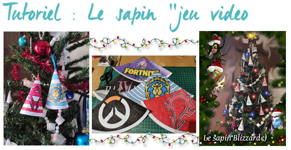 Faire un sapin sur le theme des jeux videos